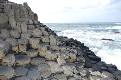 Picture of the Giants Causeway in County Antrim, Northern Ireland